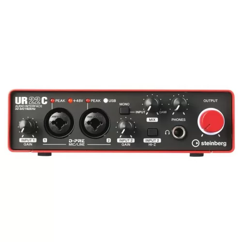 Steinberg UR22C Red Аудиоинтерфейс USB, 2x2 купить в Москве и РФ